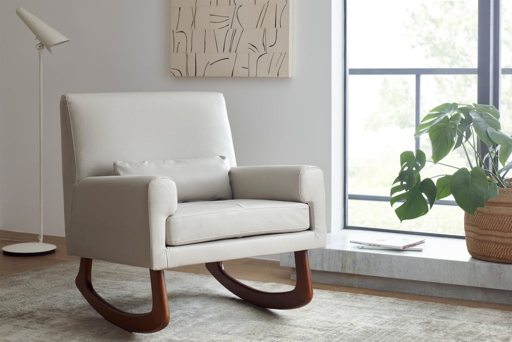 Sleepytime Rocker (Taupe Vegan Leather)