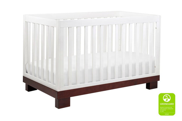 Modo 3-in-1 Convertible Crib with Toddler Bed Conversion Kit (Espresso/White)
