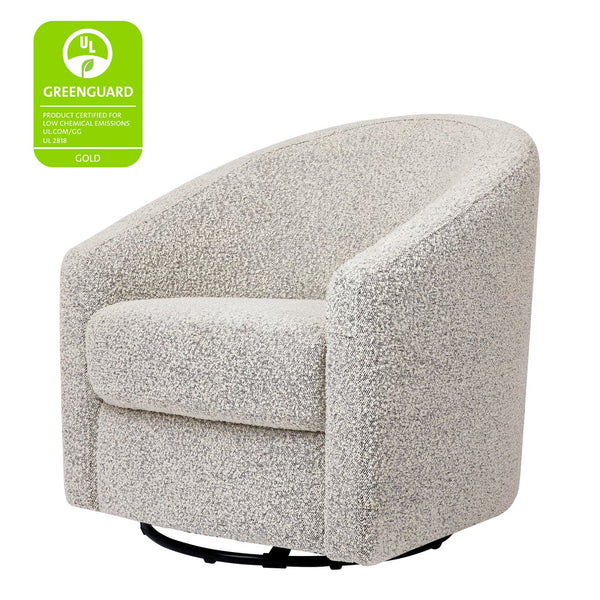 Madison Swivel Glider (Black & White Boucle)