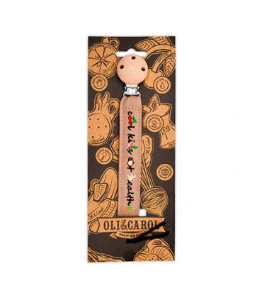 Oli & Carol Ramonita the Raddish with Pacifier Clip