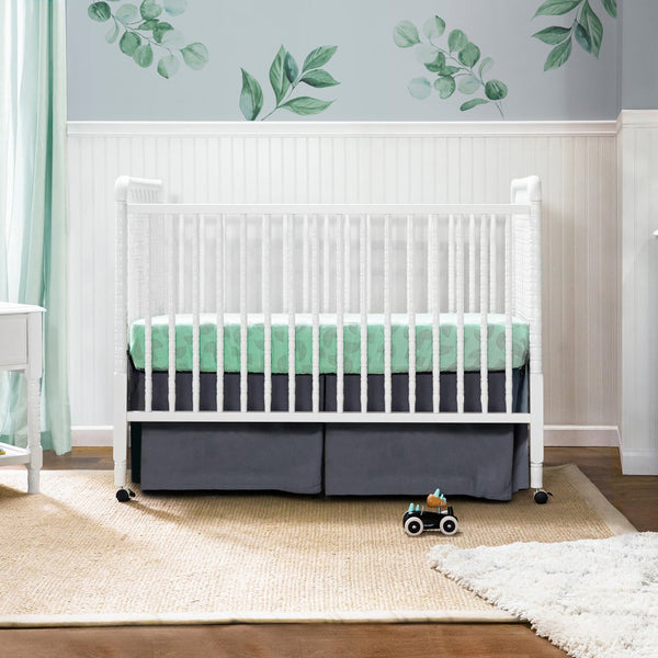 Jenny Lind 3-in-1 Convertible Crib (White) with Toddler Bed Conversion