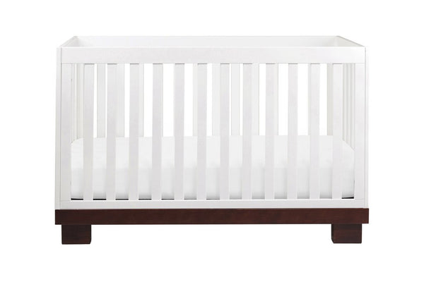 Modo 3-in-1 Convertible Crib with Toddler Bed Conversion Kit (Espresso/White)