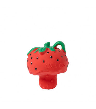 Oli & Carol Sweetie the Strawberry with Pacifier Clip