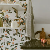 Tangerines in Greens