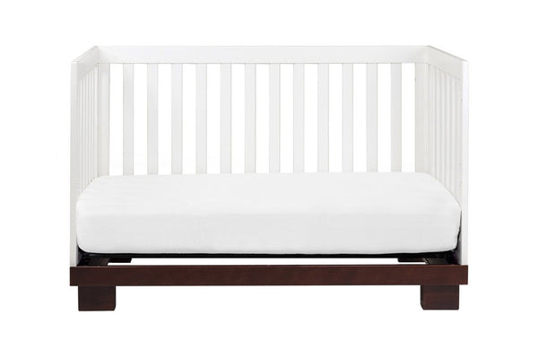 Modo 3-in-1 Convertible Crib with Toddler Bed Conversion Kit (Espresso/White)