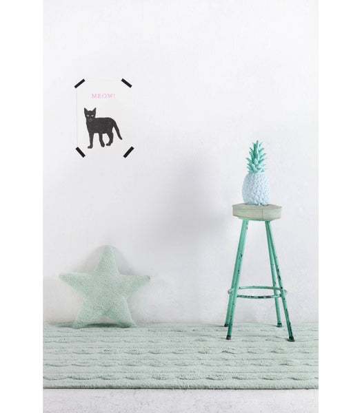 Lorena Canals Braids Soft Mint Washable Rug