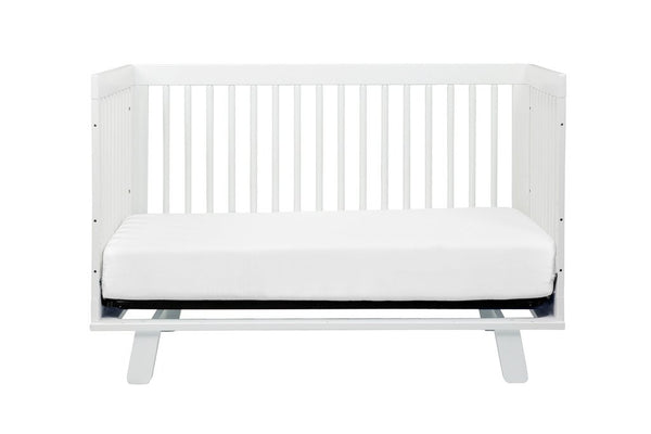 Hudson 3-in-1 Convertible Crib with Toddler Bed Conversion Kit (White)