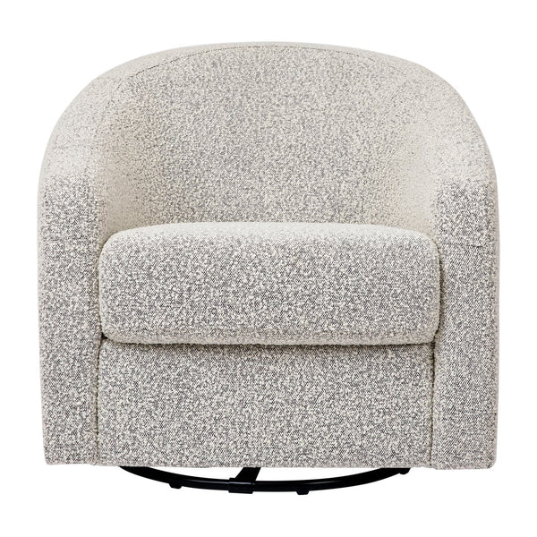 Madison Swivel Glider (Black & White Boucle)