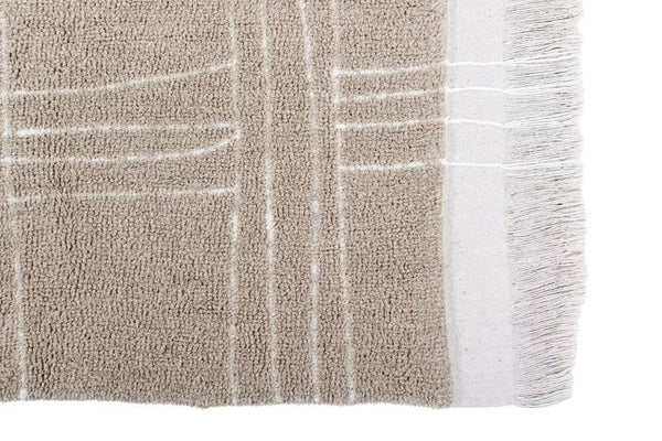 Lorena Canals Woolable Rug Shuka Sandstone XL (w/ non-slip underlay)