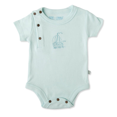 Sailor Collection Clearwater Short Sleeved Bodysuit