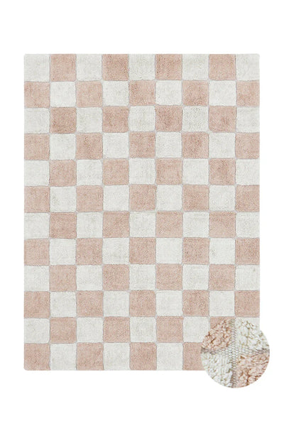 Lorena Canals Washable Rug Kitchen Tiles Rose