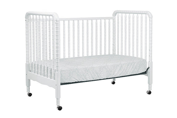 Jenny Lind 3-in-1 Convertible Crib (White) with Toddler Bed Conversion