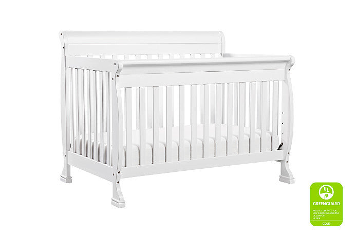 DaVinci Baby Kalani 4-in-1 Convertible Crib with Toddler Bed Conversion Kit (White)