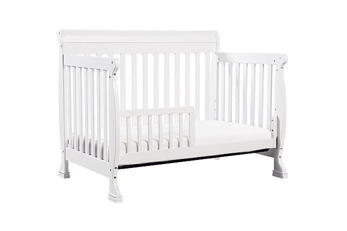 DaVinci Baby Kalani 4-in-1 Convertible Crib with Toddler Bed Conversion Kit (White)