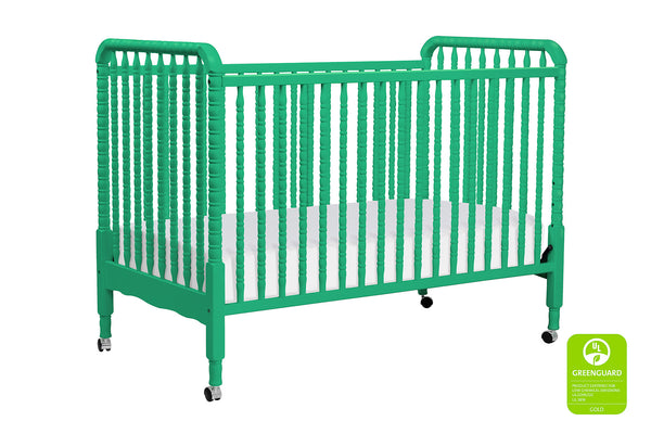 Jenny Lind 3-in-1 Convertible Crib with Toddler Bed Conversion Kit (Emerald)
