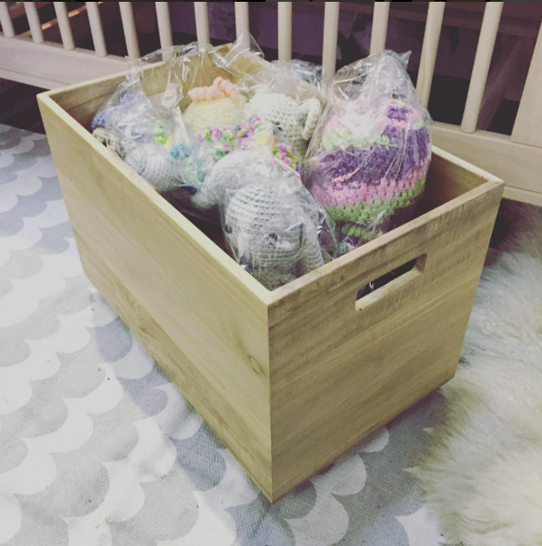 Made to Order Wheeled Wooden Toy Crates