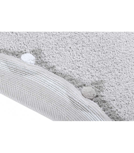 Lorena Canals Bubbly Soft Grey Washable Rug