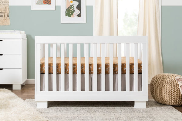 Modo 3-in-1 Convertible Crib with Toddler Bed Conversion Kit (White)