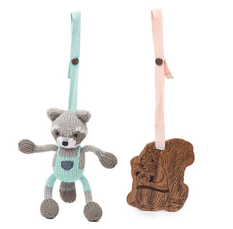 Woodland Collection 2 pc. Stroller Set - Ramsay Racoon & Mathilda Squirrel