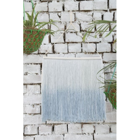 Lorena Canals Tie Dye Soft Blue Wall Hanging