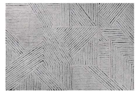 Lorena Canals Woolable Black Chia Washable Rug (w/ non-slip underlay)
