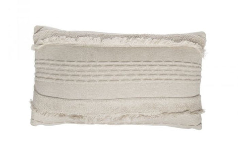 Lorena Canals Air Dune White Knitted Cushion
