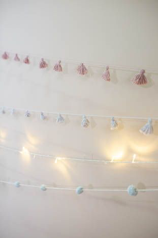 Lorena Canals Candy Necklace Garland (Light Grey OR Light Blue OR Pink)