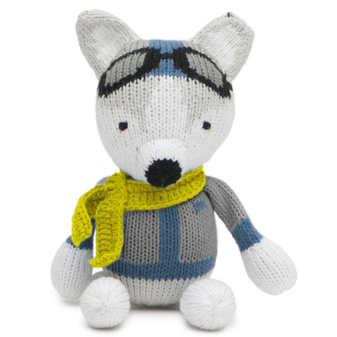 Origami Collection Rattle Buddy Henry the Husky