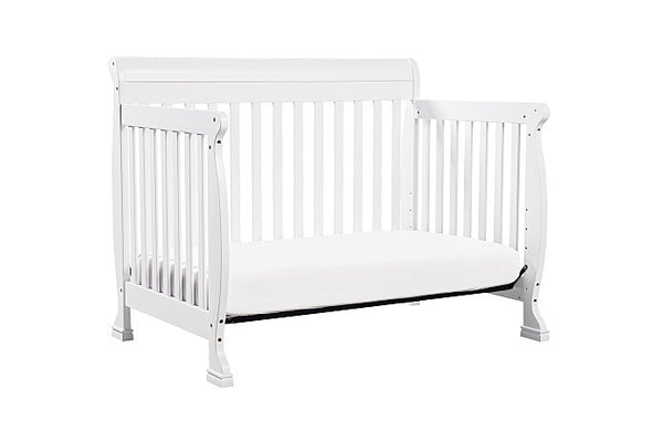 DaVinci Baby Kalani 4-in-1 Convertible Crib with Toddler Bed Conversion Kit (White)