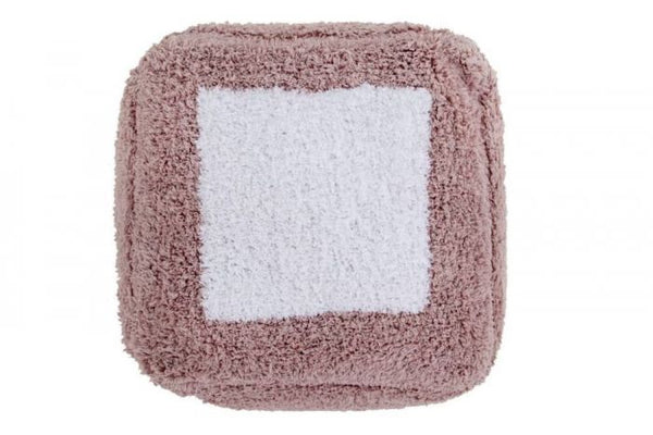 Lorena Canals Marshmallow Square Vintage Nude Pouffe
