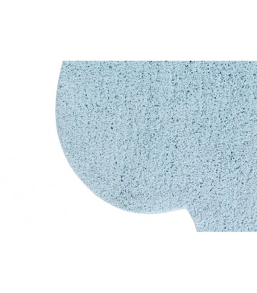 Lorena Canals Puffy Dream Blue Washable Rug with Cushion