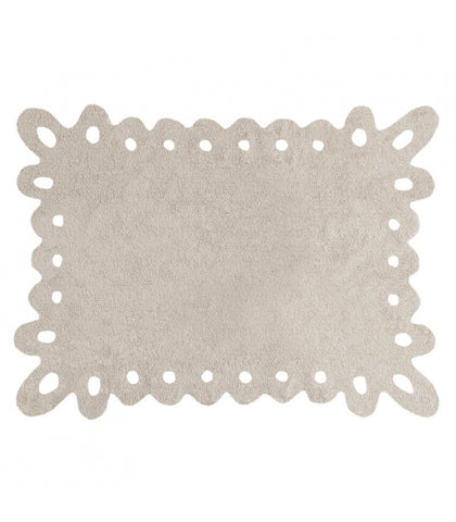 Lorena Canals Lace Beige Washable Rug