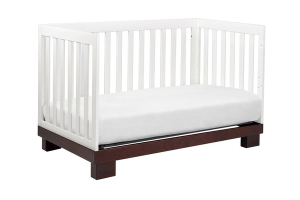 Modo 3-in-1 Convertible Crib with Toddler Bed Conversion Kit (Espresso/White)