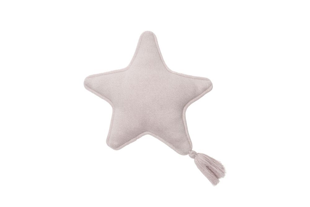 Lorena Canals Knitted Twinkle Star Pink Pearl Cushion