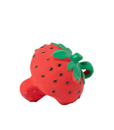Oli & Carol Sweetie the Strawberry with Pacifier Clip